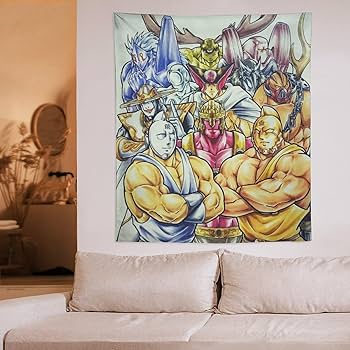 Amazon.co.jp: キン肉マン タペストリー 壁掛け 人気 布ポスター